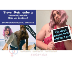 Real  Consensual Beastiality Webslut Steven Reichenberg as K9 Sex Escort