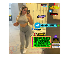 HERMOSA NALGONA RUBIA TELEGRAM SEXCAM VENTA DE NUDES Y VIDEO CHAT