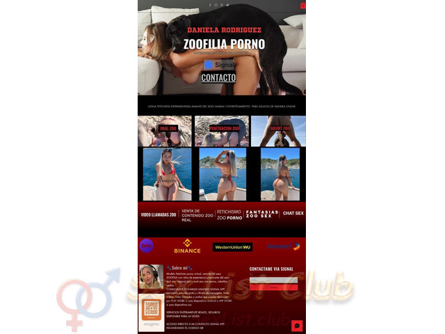 CHICA ZOOSEX PORNO VIRTUAL SEXO ANIMAL VENTA SERVICIOS PORNO ONLINE