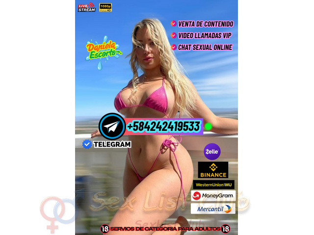 SEXLIST PUTA VIRTUAL CONTENIDO PORNO CALIENTE Y VIDEO LLAMADAS VIP